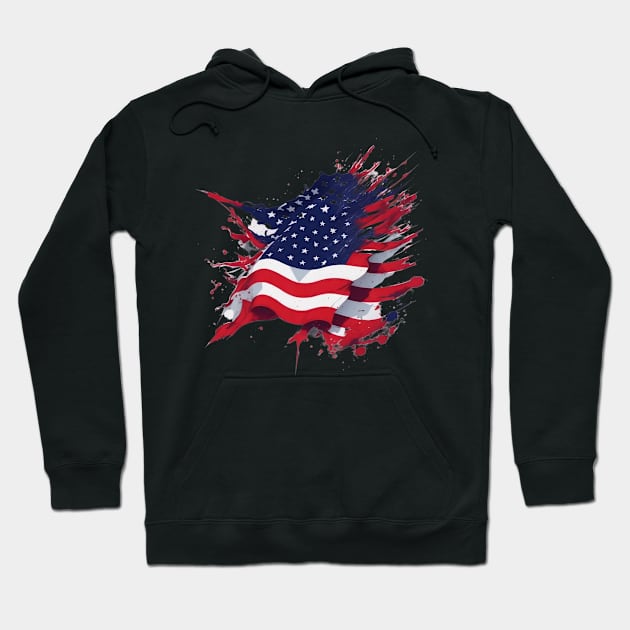 Patriotic shirt Made In USA Hoodie by Fanbros_art